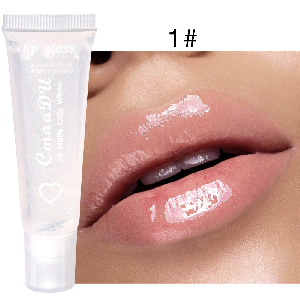 6 Colors Pure Transparent Moisturizing Lip Glaze