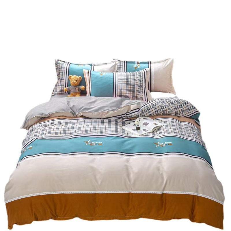 Bedding Pillowcase-Piece Quilt Cover Bed Four Piece Set