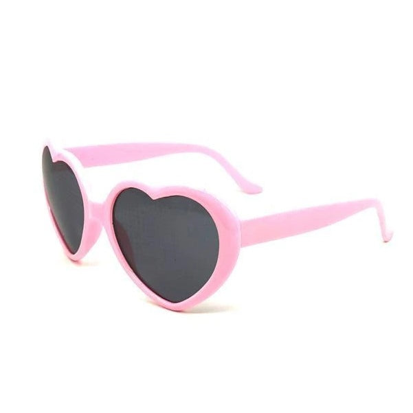 Heart-Shaped Lights Become Love Special Effects Glasses Sunglasses