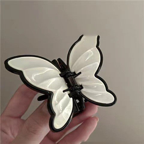 Vintage French Acrylic Butterfly Clasp