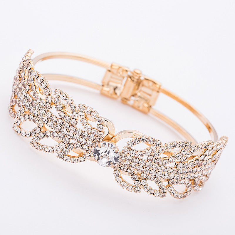 Diamond Hand Bracelet Day Gift