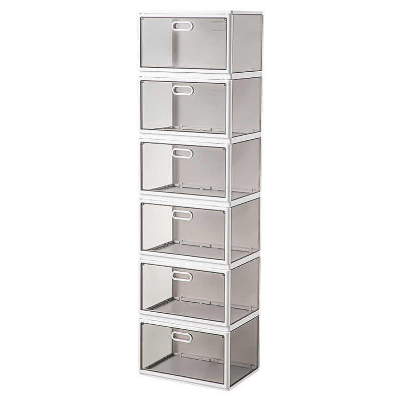 Foldable Cabinet Retractable Shoes Storage Box Home Entrance Dustproof Organizer