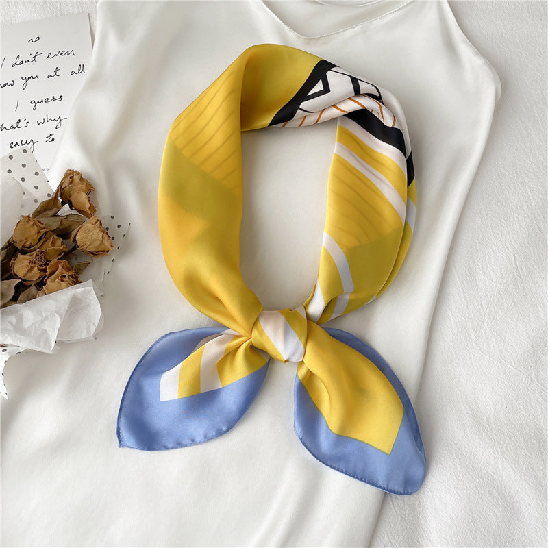 Luxury Wind Square 70cm Thin AutumnWinter Scarf
