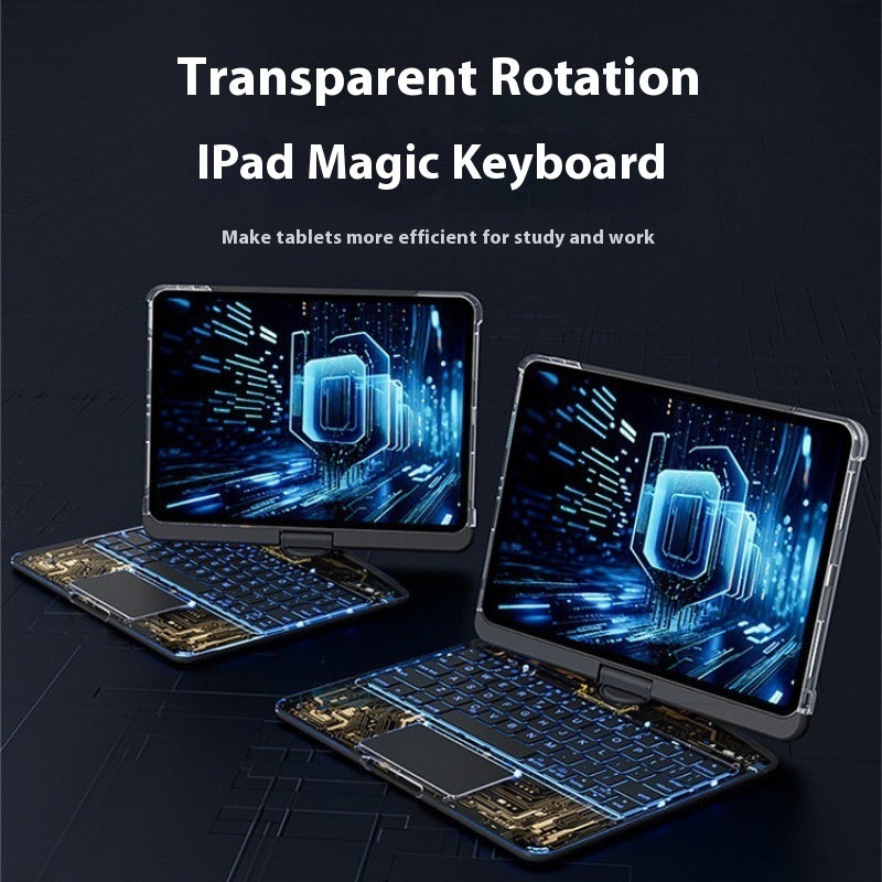 Transparent Rotating Keyboard For Air5 Protective Case Tablet PC