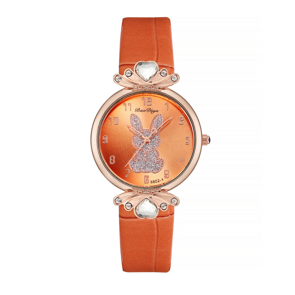 Fashion Rabbit Pattern Women's Watch