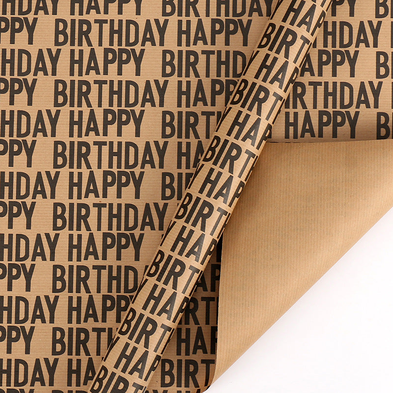 Antique Kraft Gift Wrapping Paper Gift Box Wrapping Paper