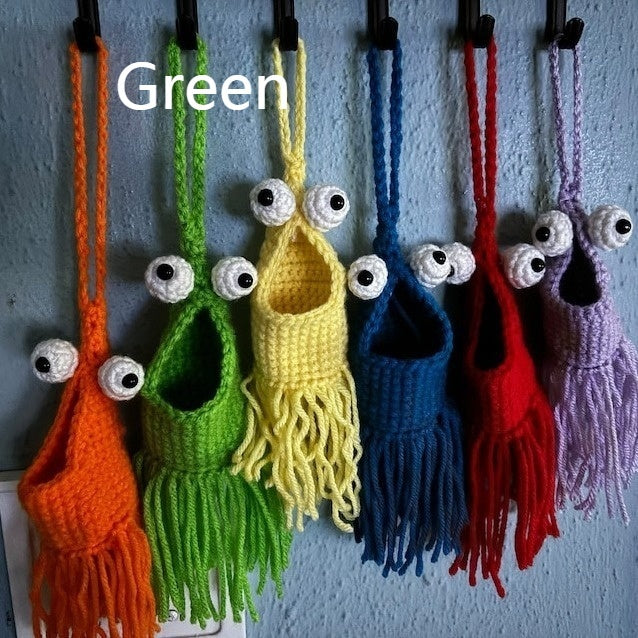 Hand Crochet Wall Storage Bag