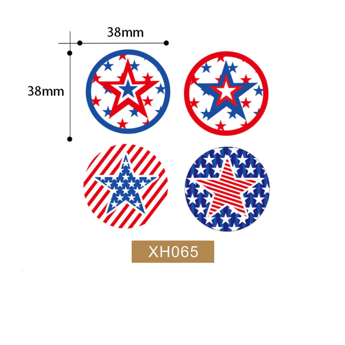 US Independence Day Vote Election Sticker