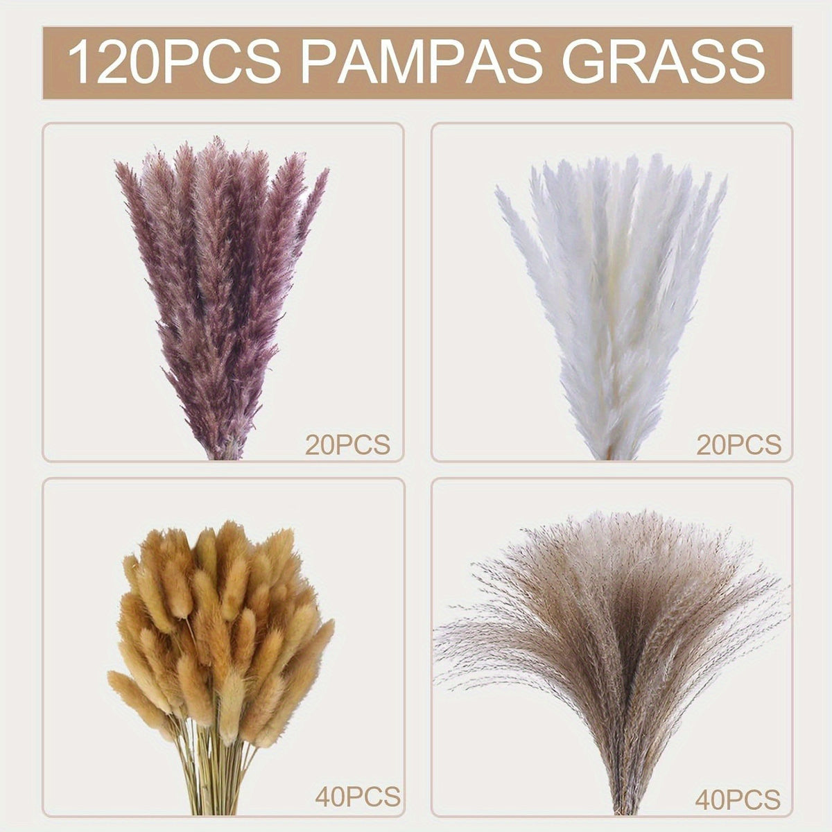 Dried Grass Flower Bouquet Customization Preserved Flower Bouquet