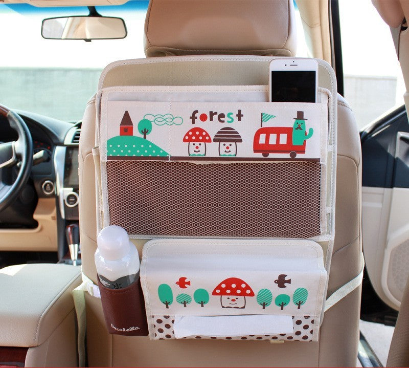 Cute Shopping Car Dining Table Hanging Bag