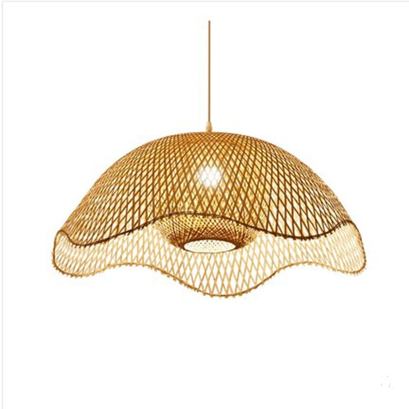 New Chinese Style Bamboo Chandelier Creative B & B Tea Room