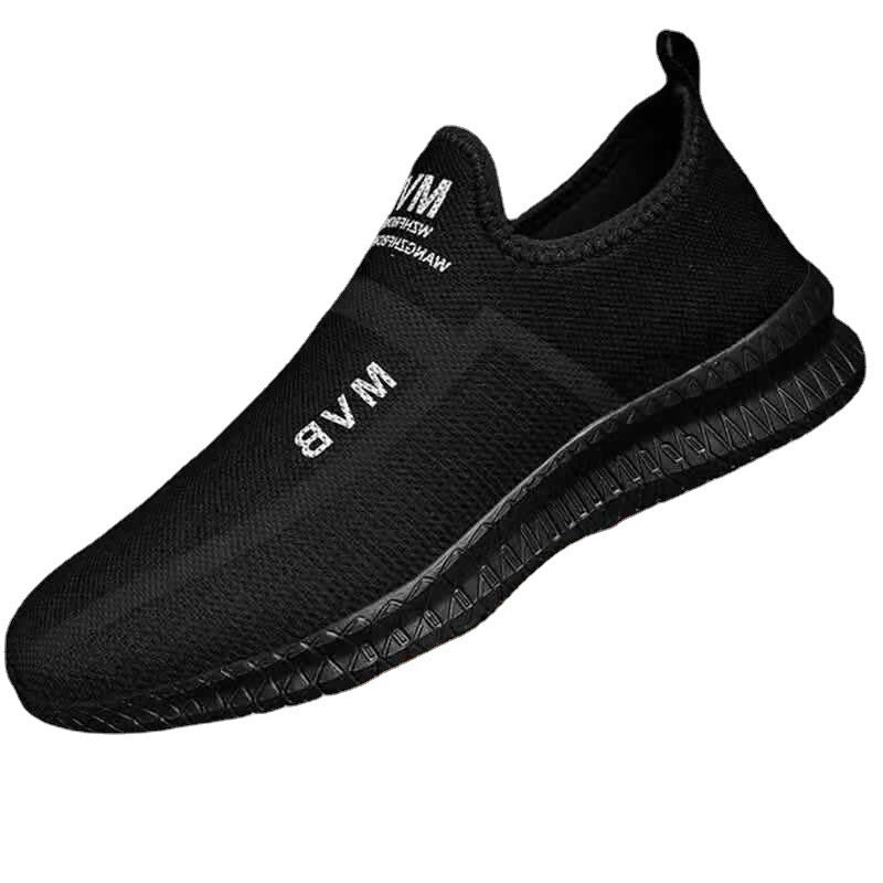 Mesh Running Shoes Light Casual Shoes Soft Bottom Lazy Shoes Men's Shoes On Behalf Of