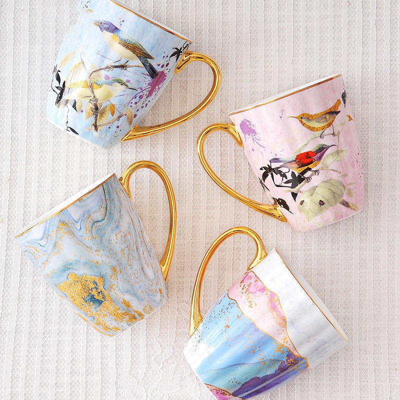 Bone China Cup Creative Couple Bone China Mug