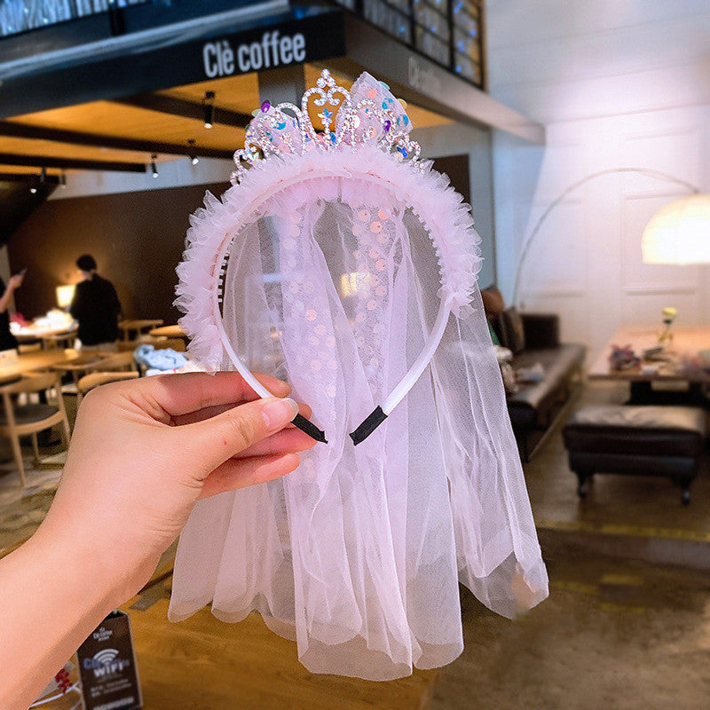 Child Crown Tiara Girl Cute Headband Princess