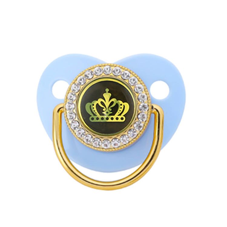 Black Epoxy Crown Pacifier