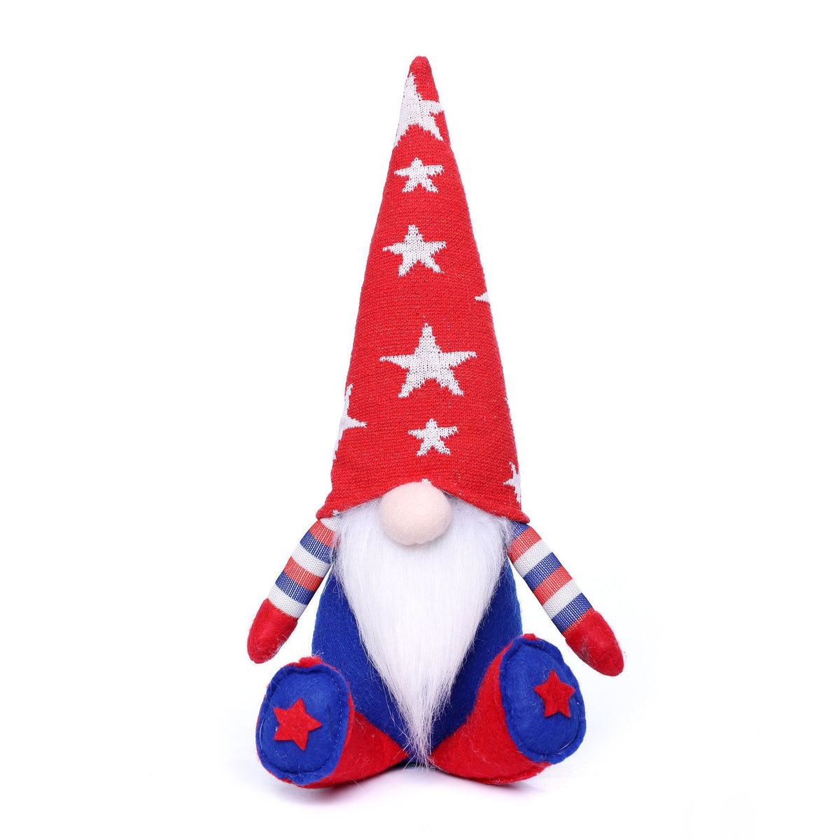 Independence Day Stripe Pentagram Gnome Doll