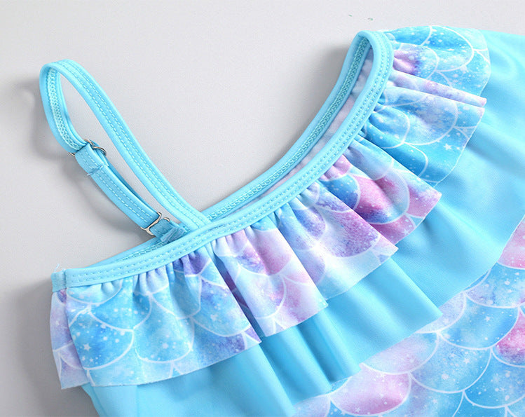 Baby And Girl Sling A Shoulder Mermaid