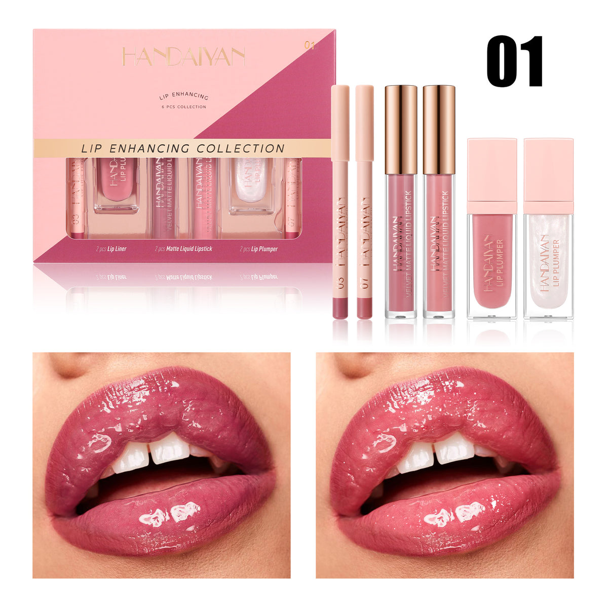 Easy To Color Waterproof Lip Suit Matte Lip Gloss Lip Gloss Lip Pencil