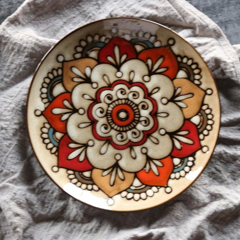 Creative Plate Hand-Painted Ceramic Plate