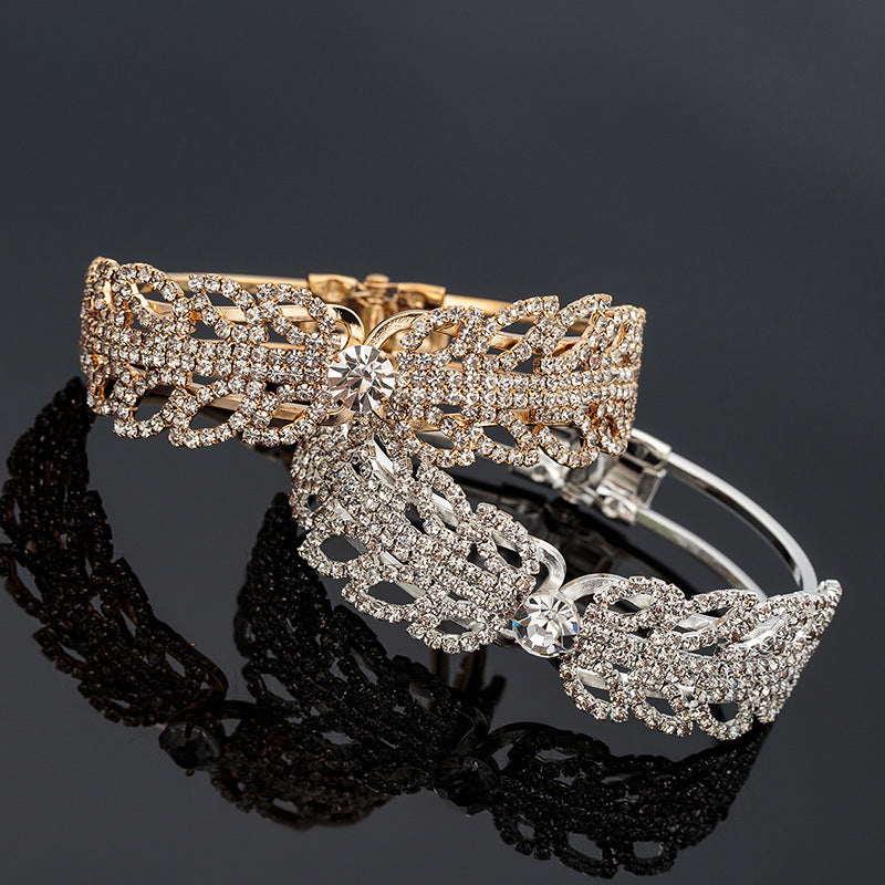 Diamond Hand Bracelet Day Gift