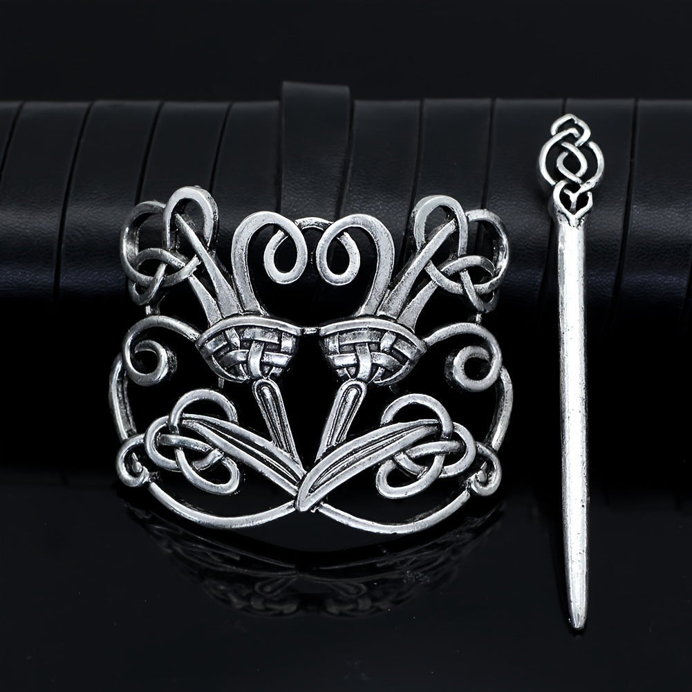 Viking Celtic Hairpin Retro Hair Clips Hair Accessories