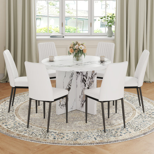 Round Dining Table For 4-6 People