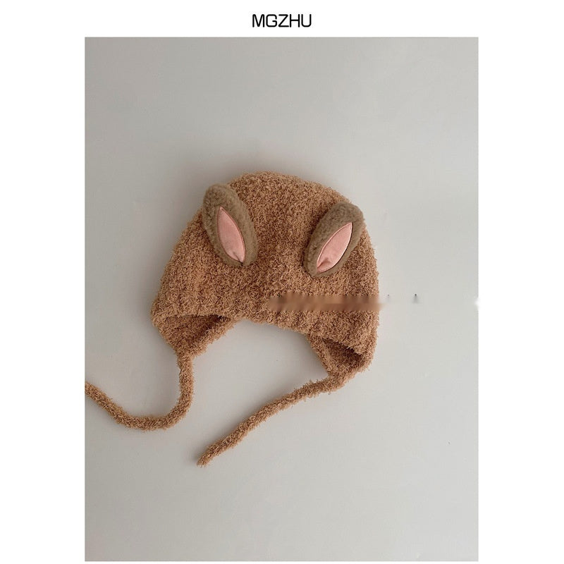Baby Hat Autumn And Winter Thickening Knitted Hat