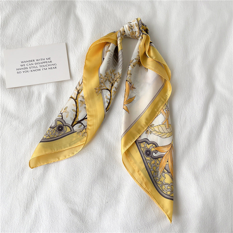 Luxury Wind Square 70cm Thin AutumnWinter Scarf