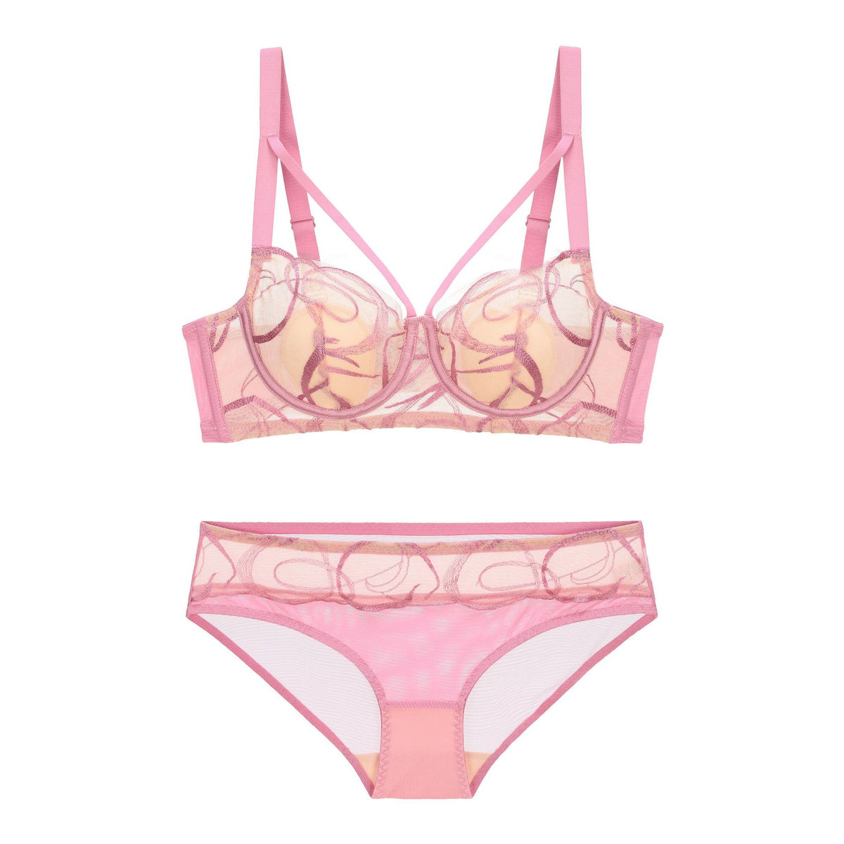 French Embroidery Suit Bra