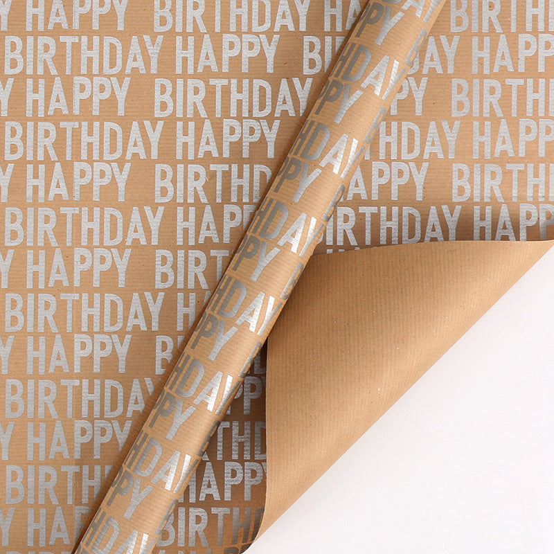 Antique Kraft Gift Wrapping Paper Gift Box Wrapping Paper