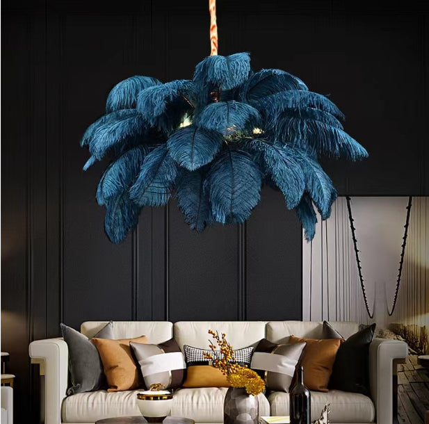 Modern Creative Feather Chandelier