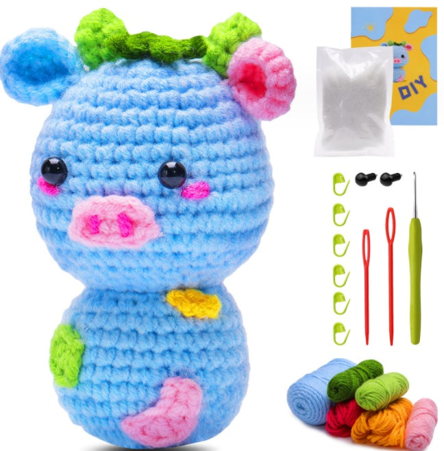 Crochet Material Package Woven Wool Ball Handmade Doll Diy Knitted Crochet Material Package