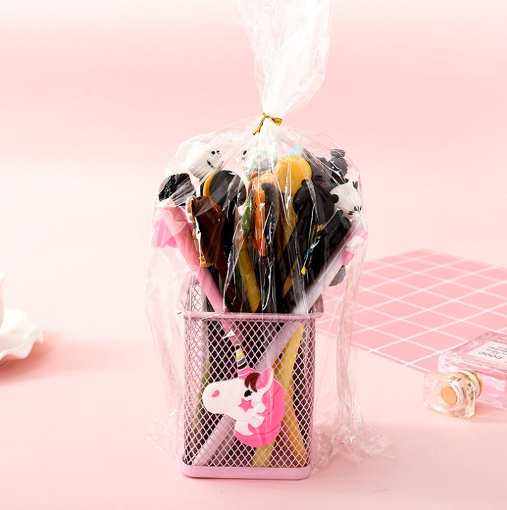 Korean Girl Heart Stationery Gift Bag Set Creative Boys And Girls Cartoon Gel Pen Prize