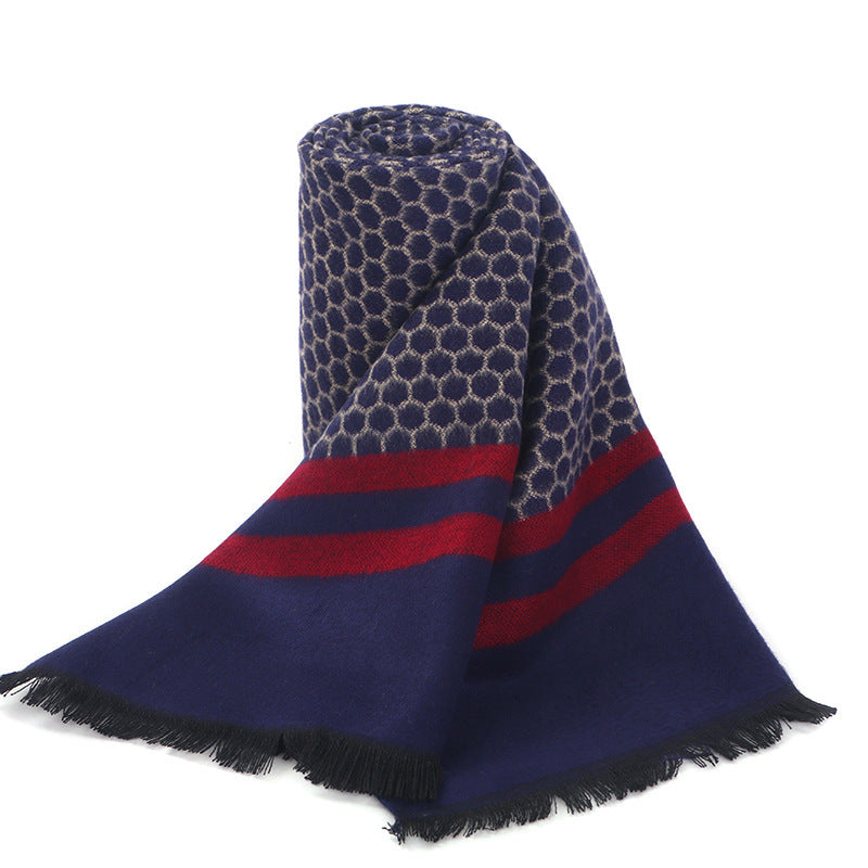 Fashion Luxury Cotton Mens Shawl