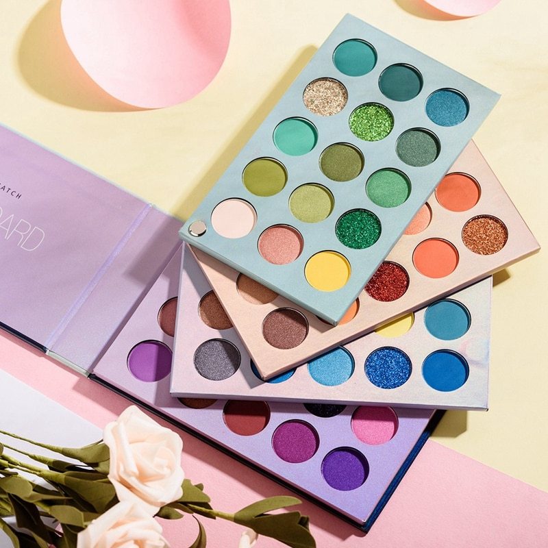 BEAUTY GLAZED 60 Color Four-Layer Three-Dimensional Eyeshadow Palette