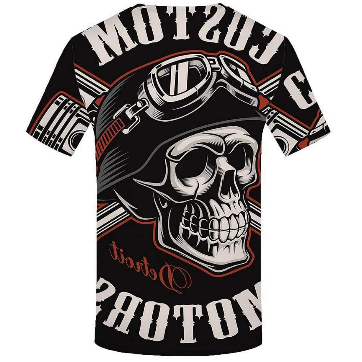 Men and Women Digital 3D Printing Short Sleeve
