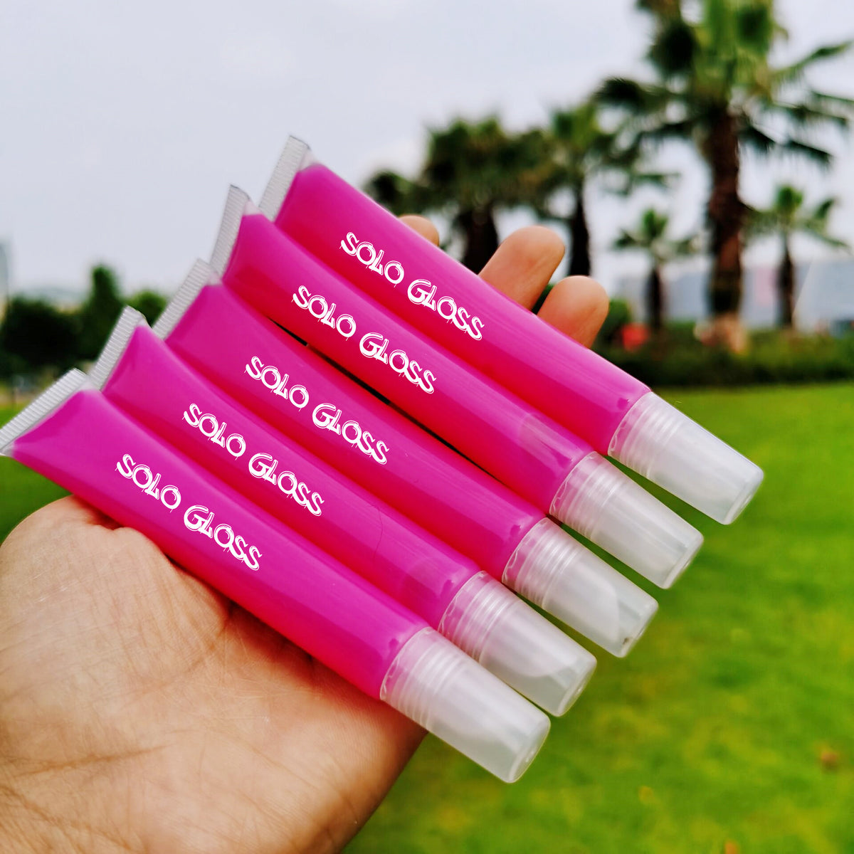 Children's Stage Makeup Cosmetics Transparent Tube Lip Glaze