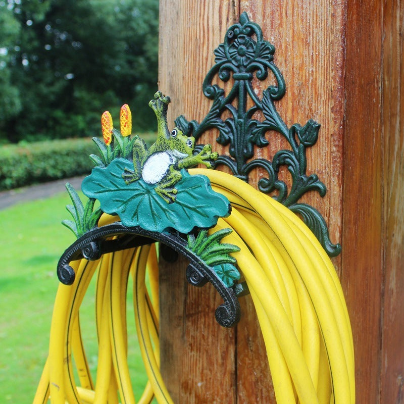 European Style Retro Cast Iron Wrought Iron Bird Garden Water Pipe Rack Garden