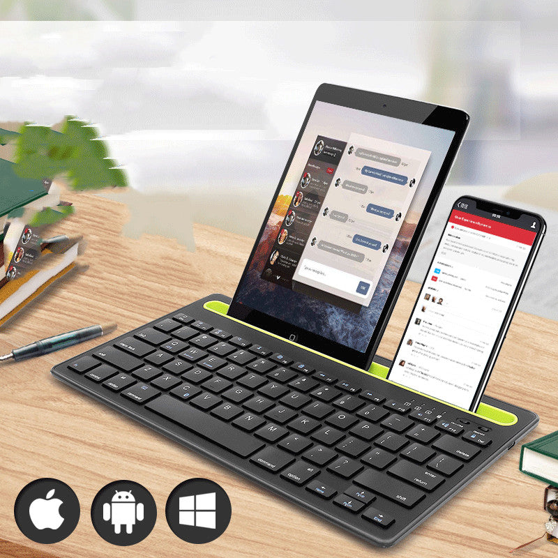 Mobile Phone Desktop Computer Charging Wireless Bluetooth Keyboard