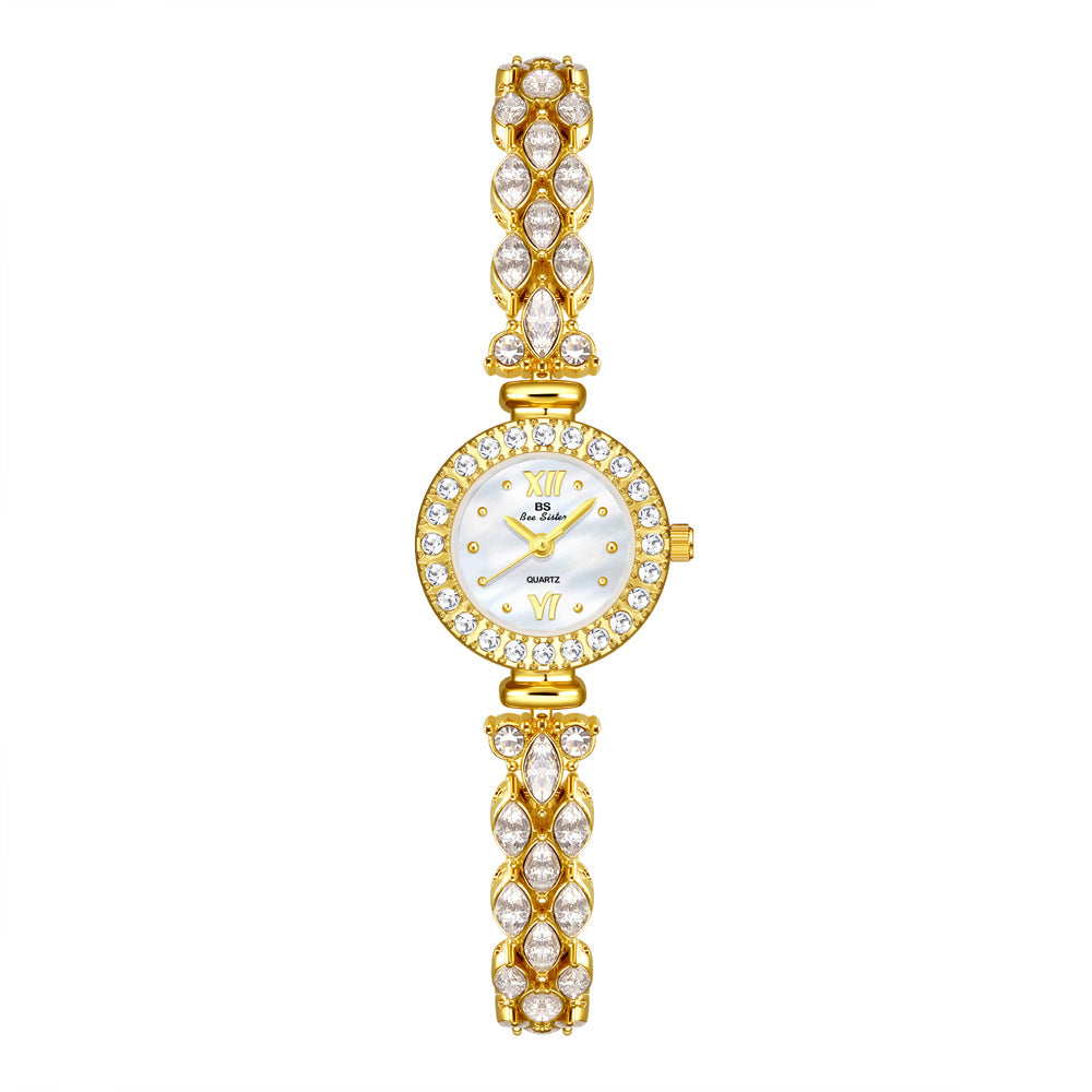 Baita Starry Horse Eye Zircon Light Luxury Exquisite Mermaid Watch