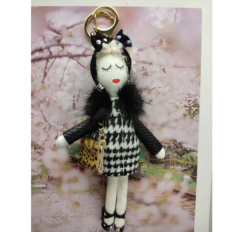 Fur Accessories Female Lady Mink Hair Pendant