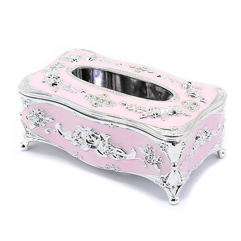 High-End Tissue Box Living Room Home European Coffee Table Ornaments