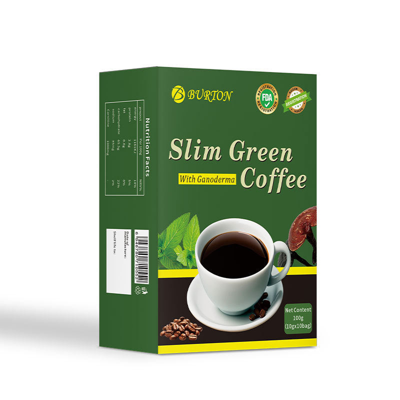 Ganoderma Lucidum Hericium Erinaceus Mushroom Green Coffee
