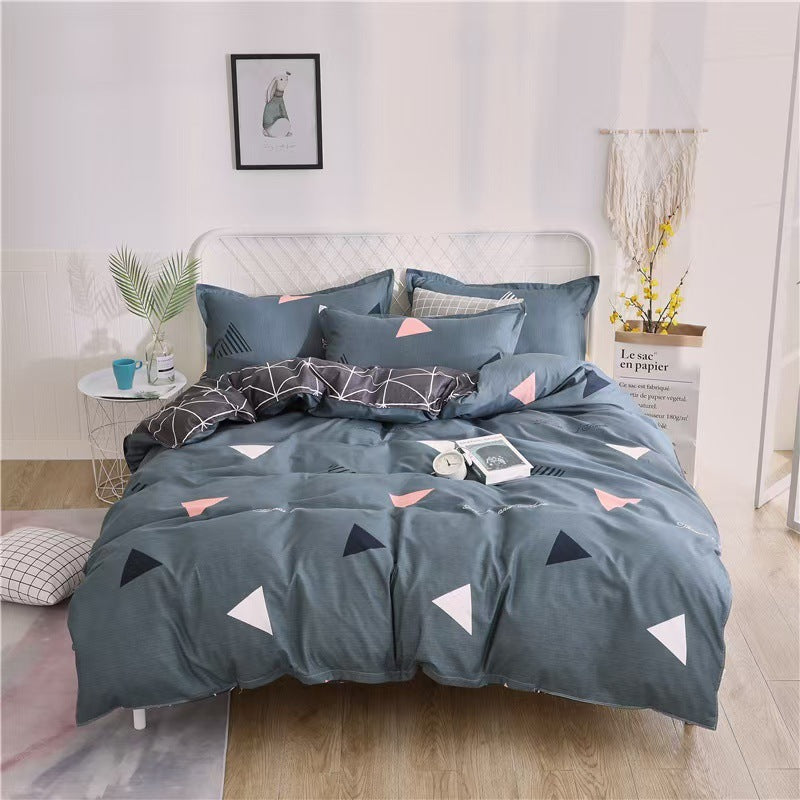 Bedding Pillowcase-Piece Quilt Cover Bed Four Piece Set