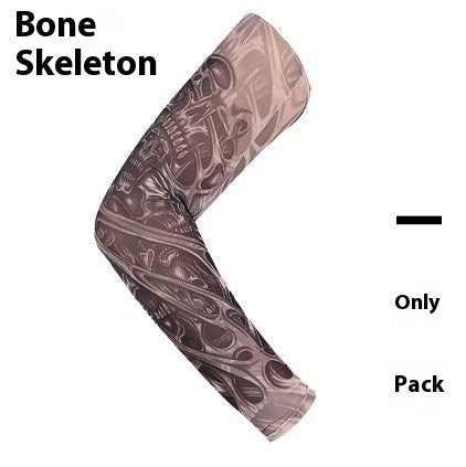 Flower Arm Tattoo Oversleeve Seamless Outdoor Riding Tattoo Sun Protection Oversleeve Cycling Tattoo Oversleeve