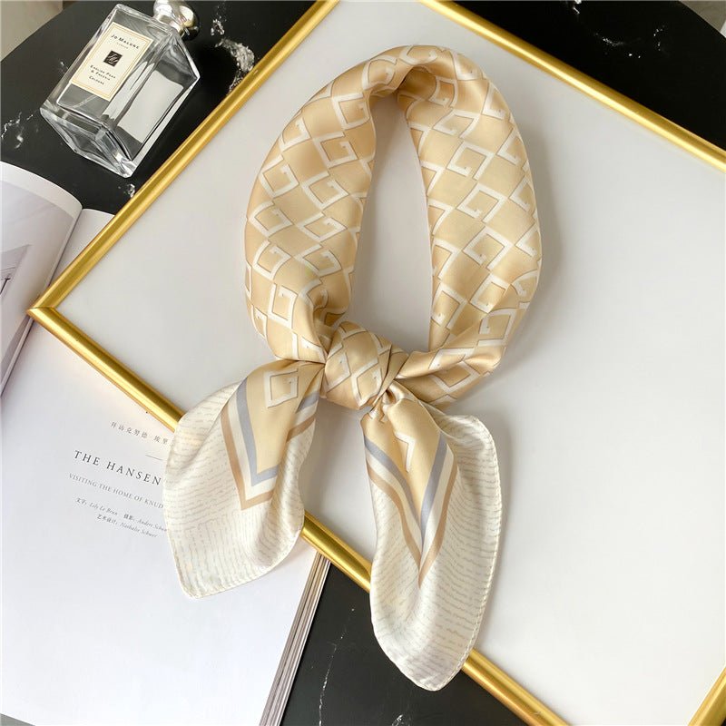Luxury Wind Square 70cm Thin AutumnWinter Scarf