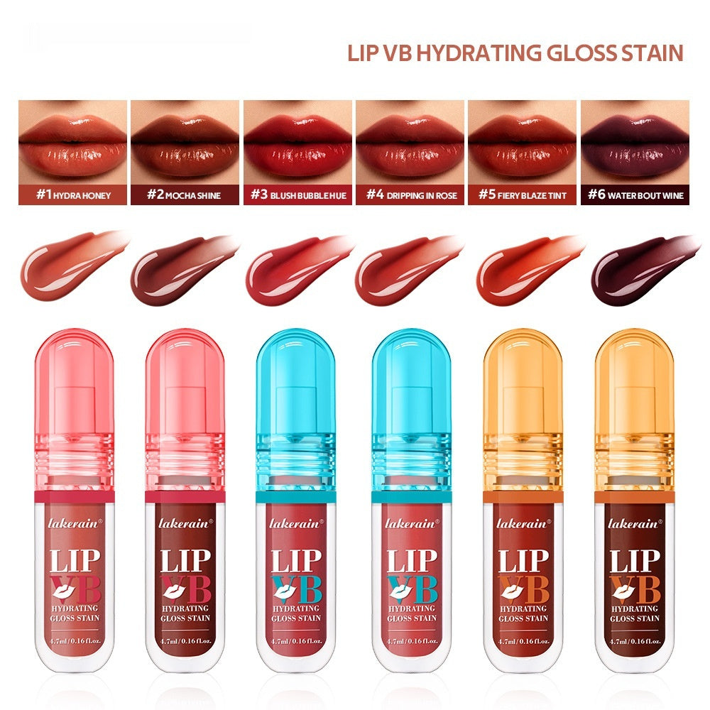 Lakerain Vitamin B Gloss Lip Lacquer Nourishing Hydrating And Moisturizing