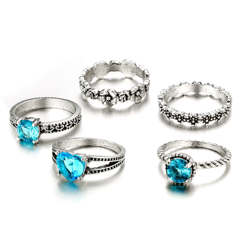 Velvet Ring 5 Pc Set