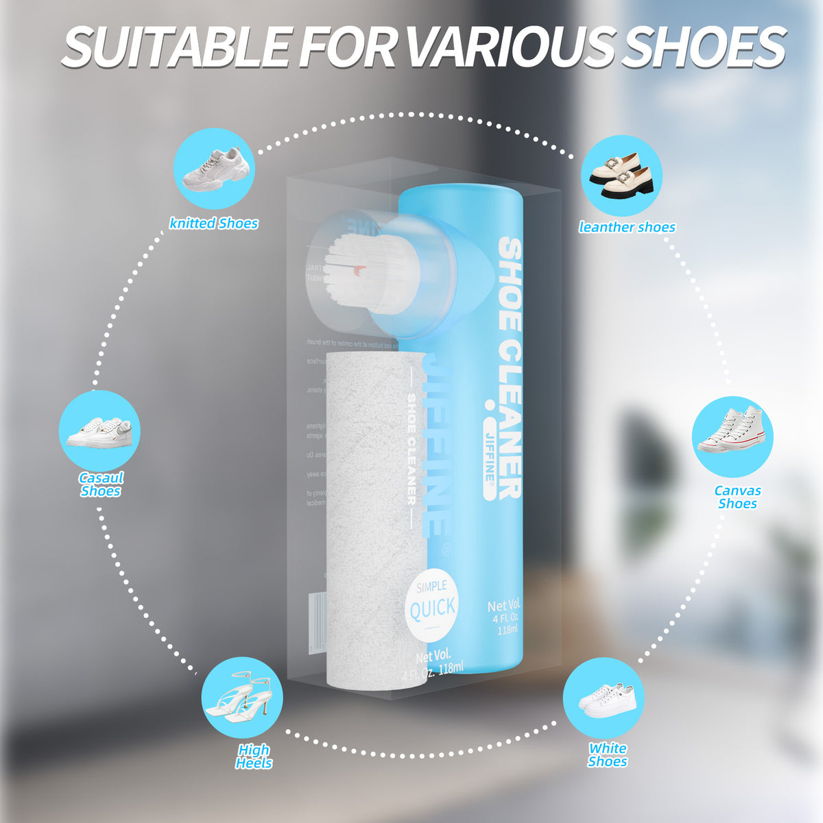 JIFFINE Sneaker Cleaner