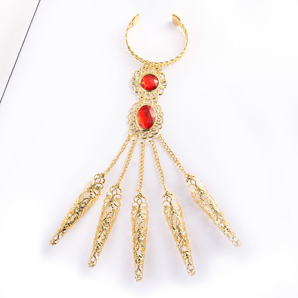 Famous Ethnic Style Ancient Belly Dance Set Dance Props Nails